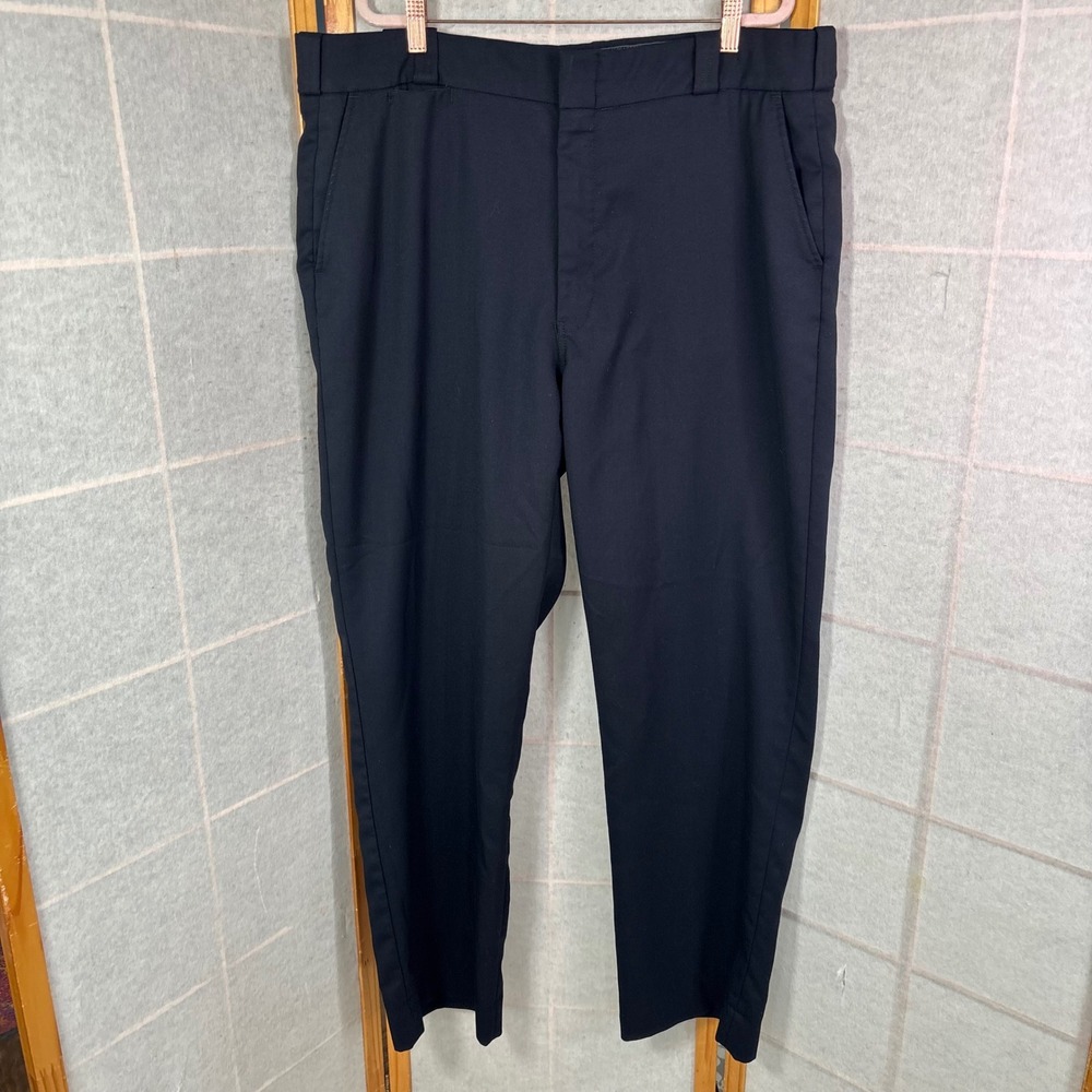 Elbeco Classic Prestige Trousers Mens 42R Navy Blue Wool Blend Uniform‎ Pants
